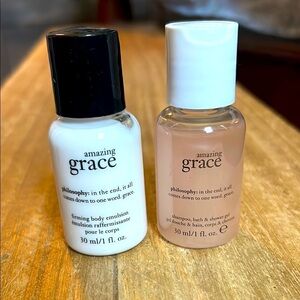 Philosophy amazing grace, bath & shower gel mini and firming body emulsion mini